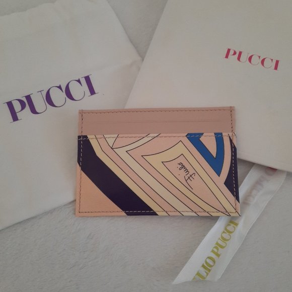 Emilio Pucci Accessories - Abstract Print Cardholder by Emilio Pucci